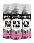 JENOLITE Peinture en spray fluorescente néon – 400 ml – peinture haute visibilité de haute qualité pour diverses surfaces