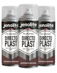 JENOLITE Directoplast Peinture en aérosol brillante | 400 ml | Peinture en aérosol multi-surfaces | Pour tous types de plastique | Aucun apprêt requis