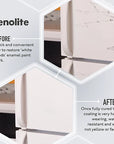 JENOLITE Peinture émaillée pour appareils | Actualiser et restaurer les appareils | Idéal pour les réfrigérateurs, congélateurs et machines à laver | 400ml