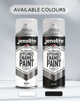 JENOLITE Peinture émaillée pour appareils | Actualiser et restaurer les appareils | Idéal pour les réfrigérateurs, congélateurs et machines à laver | 400ml