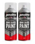 JENOLITE Peinture en Spray pour Étriers de Frein | 400ml | Peinture de Restauration pour Freins et Étriers | Finition Durable, Résistante à la Chaleur et à l'Essence