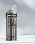 JENOLITE Bombe de peinture galvanisée au zinc brillant | Apprêt et couche de finition tout-en-un | Idéal pour les coupes et les soudures | 500 ml (protection contre la rouille et la corrosion)