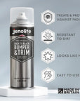 JENOLITE Back to Black Bumper & Trim | Restaure et protège | Idéal pour les pare-chocs, garnitures et caoutchouc | 500 ml