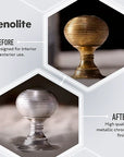 JENOLITE Vaporisateur Bombe de peinture chromée lisse - Convient pour l'intérieur et l'extérieur - 400 ml