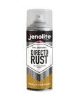 JENOLITE Directorust Peinture en aérosol métallisée brillante | Peinture multi-surfaces | Apprêt, sous-couche et finition tout-en-un | 400 ml