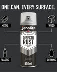 JENOLITE Directorust Peinture en aérosol finition satinée | 500ml | Peinture antirouille pour métal | Peinture en aérosol multi-surfaces : métal, bois, plastique (Copy)