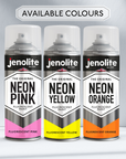 JENOLITE Peinture en spray fluorescente néon – 400 ml – peinture haute visibilité de haute qualité pour diverses surfaces