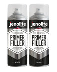 JENOLITE Peinture d'apprêt de remplissage en aérosol | Apprêt flexible avec des propriétés de remplissage élevées | Remplit les petites bosses et rayures pour une finition lisse | 400ml