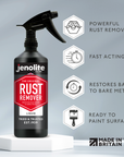 JENOLITE Spray antirouille à gâchette | Application facile | Traitement antirouille à action rapide | Élimine la rouille, revient au métal nu