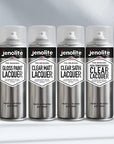 JENOLITE Laque Transparente | FINITION CRISTALLINE | 500ml | Scelle, protège et améliore | Multi-surfaces | Résistant aux UV et non jaunissant | Coffre-fort intérieur et extérieur