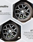 JENOLITE Brillance des Pneu, Retour au Noir - 500 ML (restaure et protège Les pneus - Aspect mouillé)