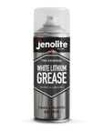 JENOLITE Graisse mécanique au lithium blanche très résistante | 400ml | Spray lubrifiant pour voitures, charnières, treuil | Lubrifiant métal sur métal | Ne goutte pas | Graisse en spray