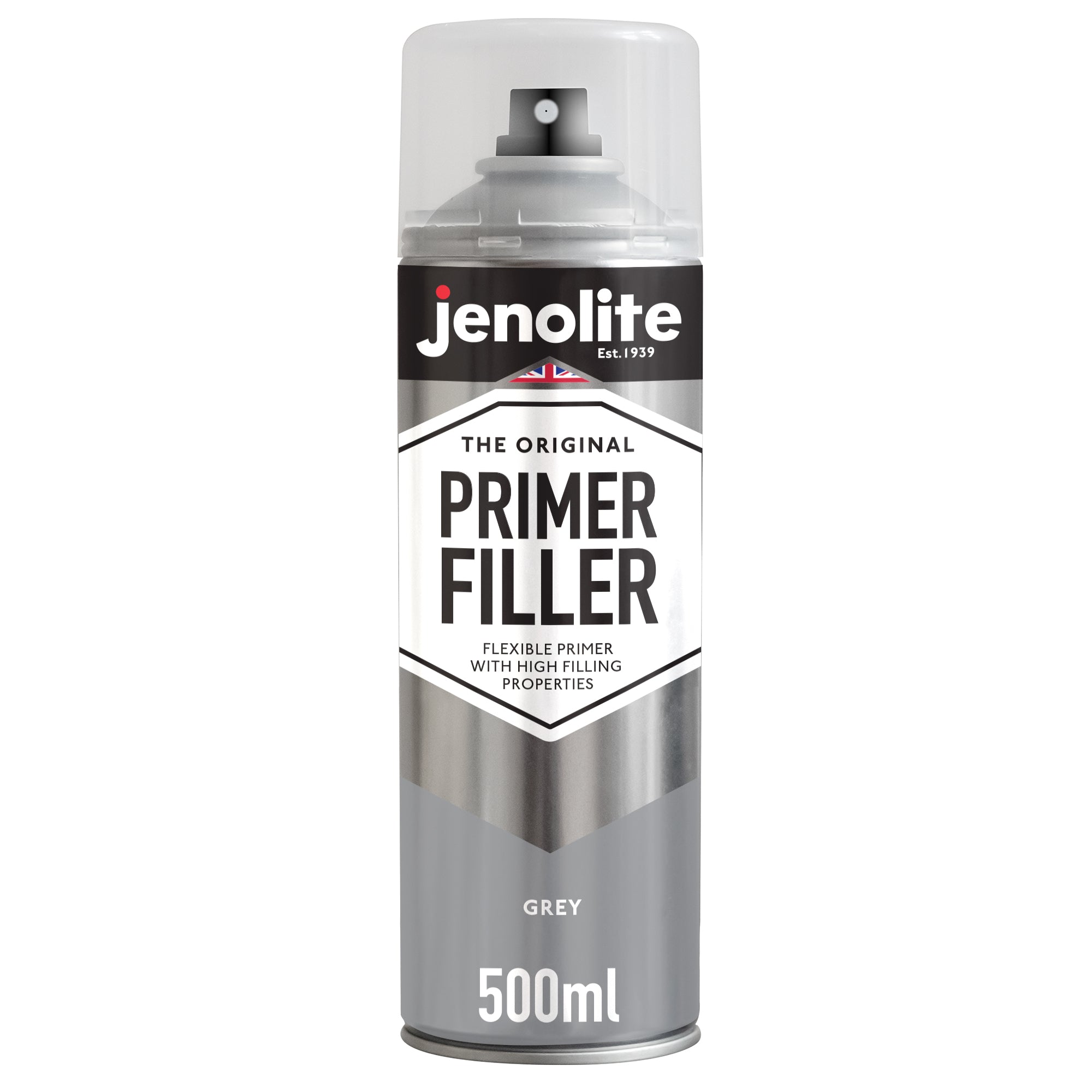 JENOLITE Peinture d'apprêt de remplissage en aérosol | GRIS | 500ml