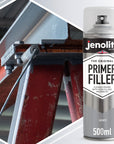 JENOLITE Peinture d'apprêt de remplissage en aérosol | GRIS | 500ml