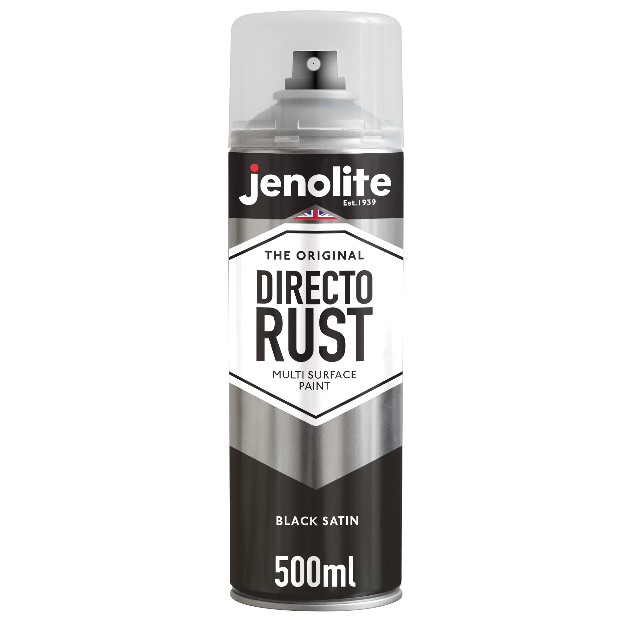 JENOLITE Directorust Peinture en aérosol finition satinée | 500ml | Peinture antirouille pour métal | Peinture en aérosol multi-surfaces : métal, bois, plastique (Copy)
