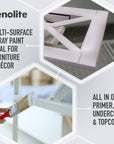 JENOLITE Directorust Peinture en aérosol finition satinée | 500ml | Peinture antirouille pour métal | Peinture en aérosol multi-surfaces : métal, bois, plastique (Copy)