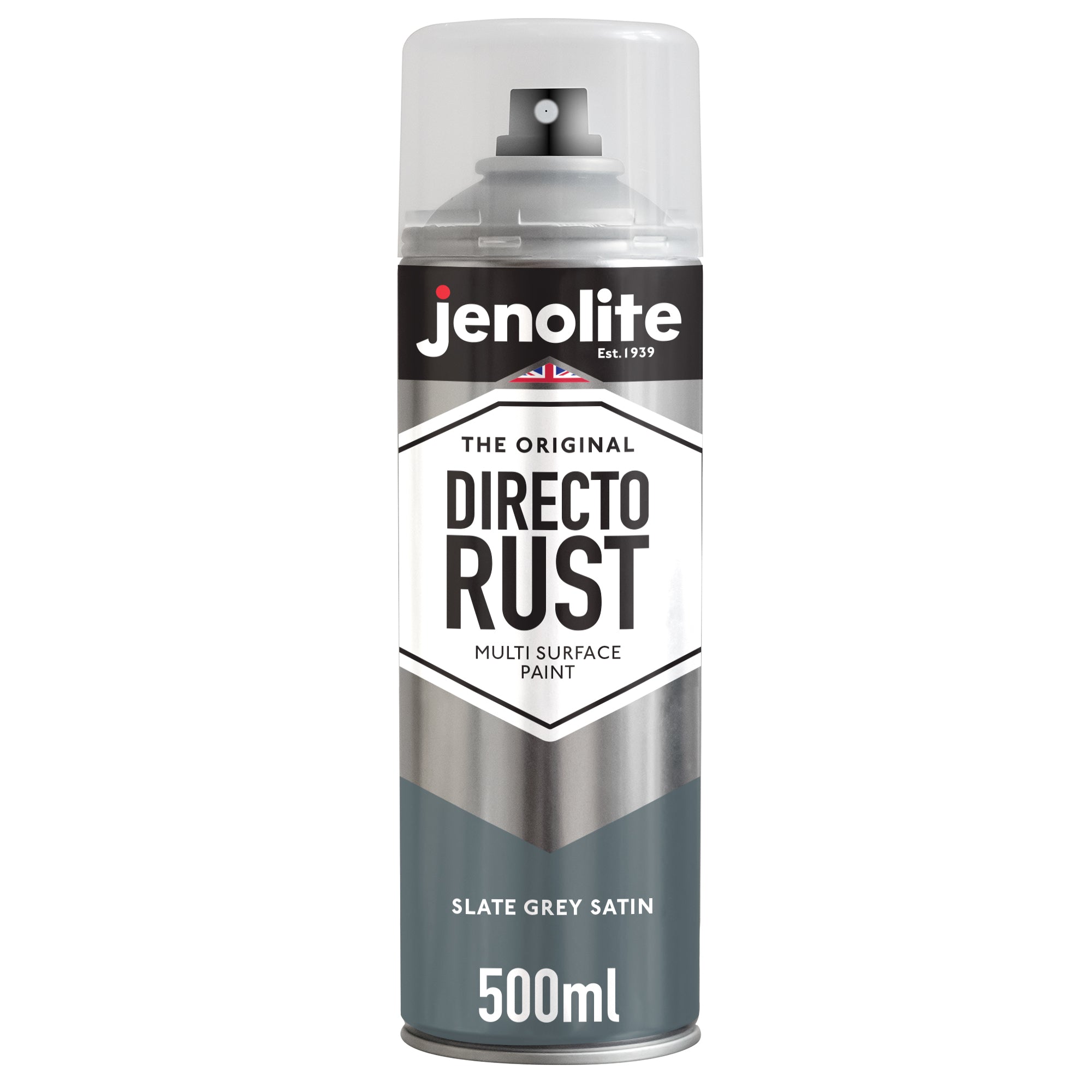 JENOLITE Directorust Peinture en aérosol finition satinée | 500ml | Peinture antirouille pour métal | Peinture en aérosol multi-surfaces : métal, bois, plastique (Copy)