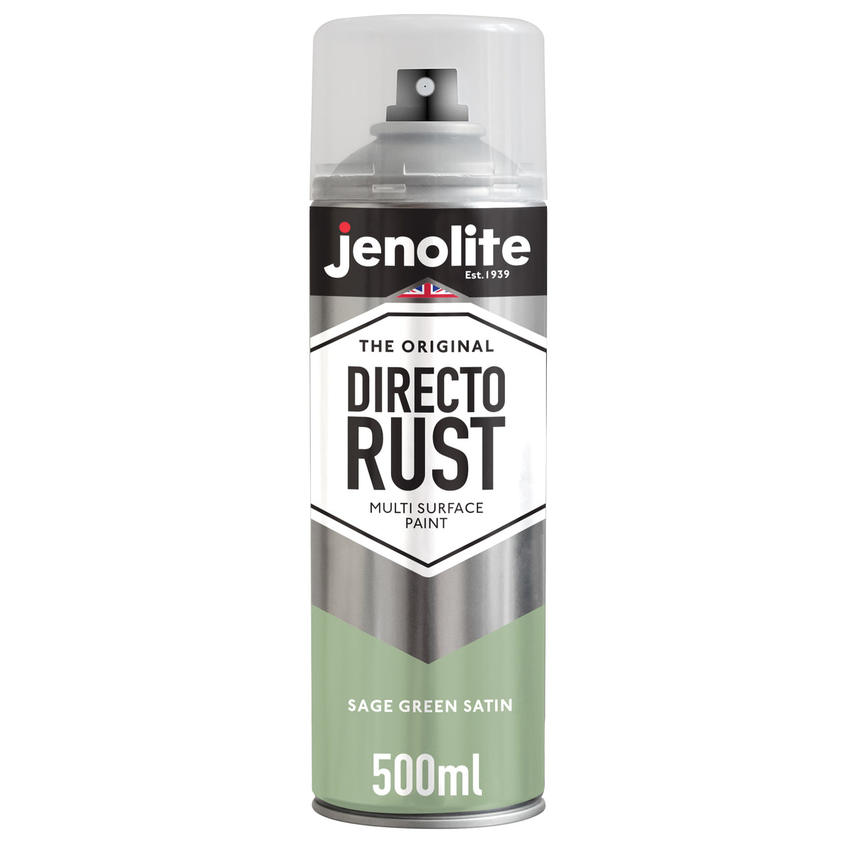 JENOLITE Directorust Peinture en aérosol finition satinée | 500ml | Peinture antirouille pour métal | Peinture en aérosol multi-surfaces : métal, bois, plastique (Copy)