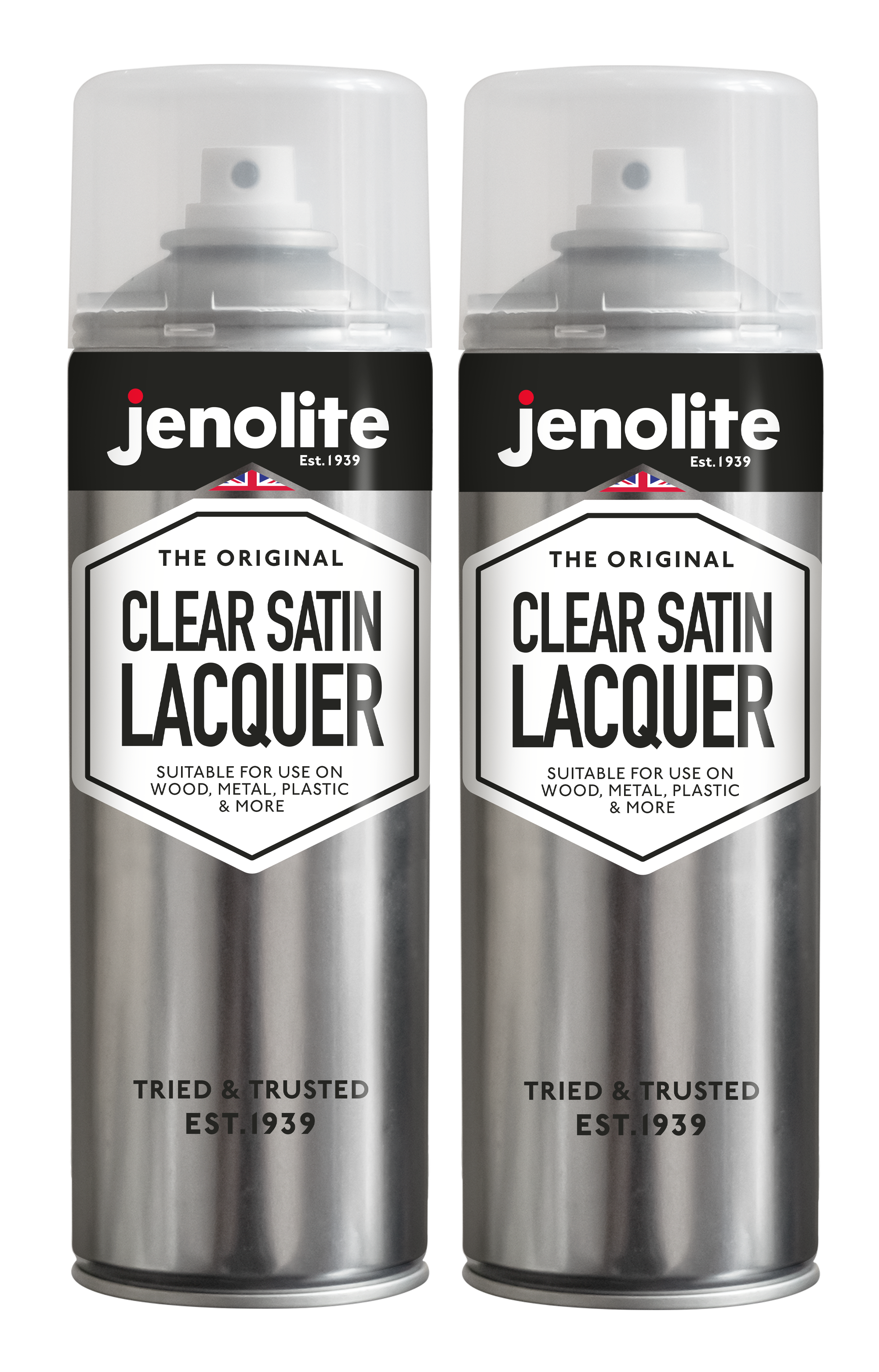 JENOLITE Laque Transparente | FINITION CRISTALLINE | 500ml | Scelle, protège et améliore | Multi-surfaces | Résistant aux UV et non jaunissant | Coffre-fort intérieur et extérieur