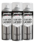 JENOLITE Laque Transparente | FINITION CRISTALLINE | 500ml | Scelle, protège et améliore | Multi-surfaces | Résistant aux UV et non jaunissant | Coffre-fort intérieur et extérieur