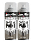 JENOLITE Peinture camouflage armée - 400 ml - Idéale pour le modélisme, le paintball, l'airsoft, les véhicules militaires