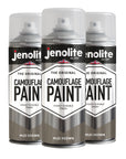 JENOLITE Peinture camouflage armée - 400 ml - Idéale pour le modélisme, le paintball, l'airsoft, les véhicules militaires