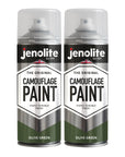 JENOLITE Peinture camouflage armée - 400 ml - Idéale pour le modélisme, le paintball, l'airsoft, les véhicules militaires