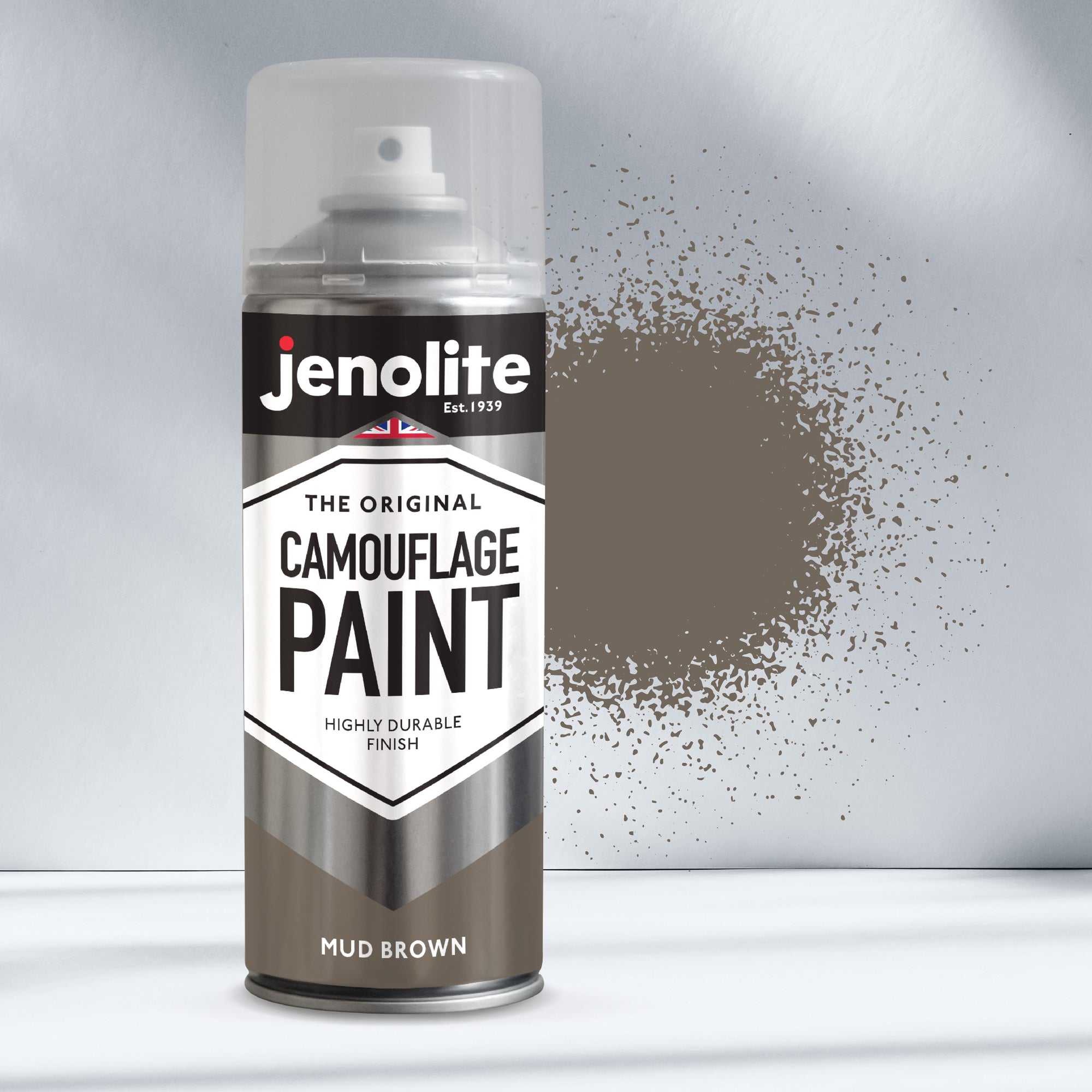 JENOLITE Peinture camouflage armée - 400 ml - Idéale pour le modélisme, le paintball, l'airsoft, les véhicules militaires