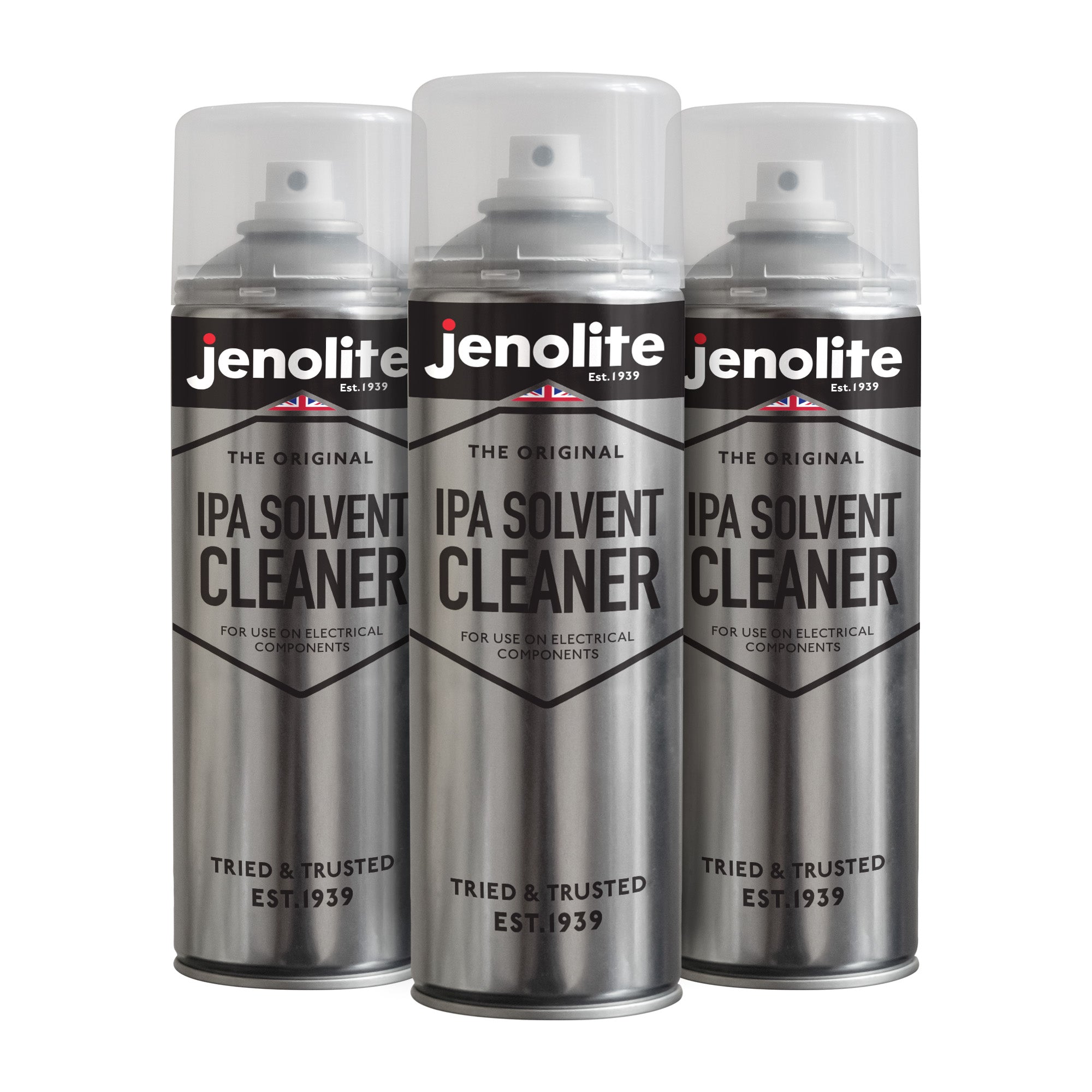 JENOLITE IPA Nettoyant Solvant | 500 ml | Nettoyant de contact isopropanol à séchage rapide, idéal pour les équipements électriques