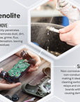 JENOLITE IPA Nettoyant Solvant | 500 ml | Nettoyant de contact isopropanol à séchage rapide, idéal pour les équipements électriques