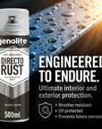 JENOLITE Directorust Peinture en aérosol finition satinée | 500ml | Peinture antirouille pour métal | Peinture en aérosol multi-surfaces : métal, bois, plastique (Copy)