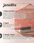JENOLITE Dissolvant de peinture en aérosol de résistance industrielle | Utilisation sur bois, métal, brique, béton – Peintures, vernis, laques, adhésifs | 400 ml